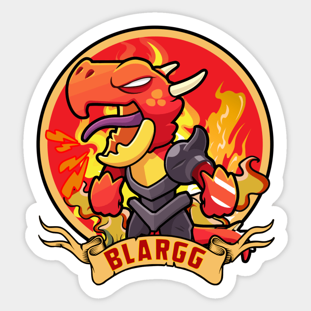 BLAARG! Sticker by theanomalius_merch